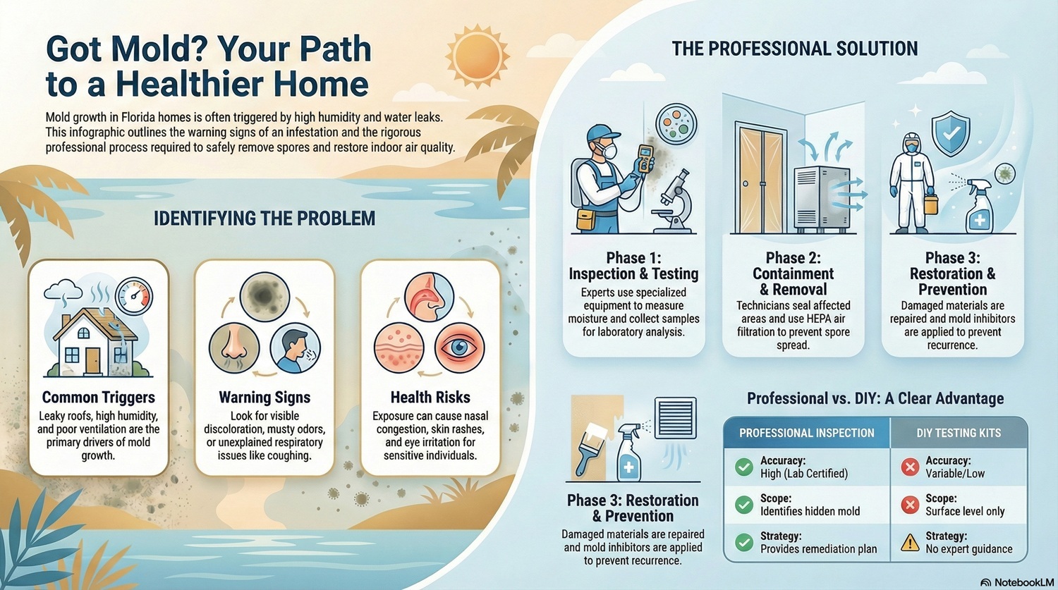 Mold Inspection & Remediation Brandon FL Licensed Black Mold Removal